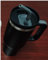 LEIKEEGO Travel Mug Coffee Cup, 1200ml/40oz Tumbler with Straw and Lid, Stainless Steel Double Wall Vacuum Insulated Coffee Cup with Handle-Keeps Cold for 24H-Hot for 12H(Black)