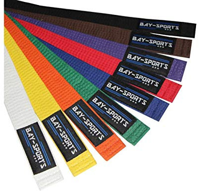 BAY® Budogürtel, Kampfsportgürtel, Grössen, Budo Gürtel Kampfsport (blau, 160)