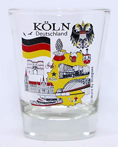 Schnapsglas Köln Deutschland Great German Stities Collection