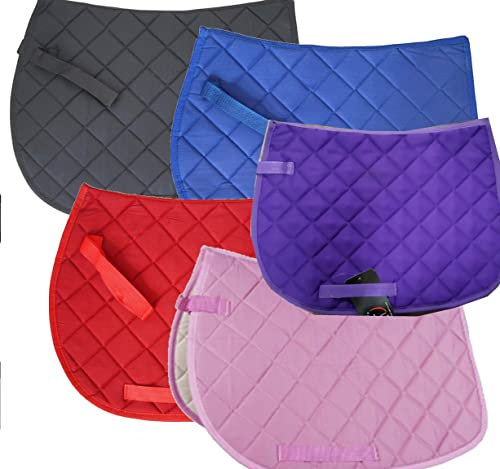 HKM Schabracke SHETTY für Shettysattel 12-14 ideales Zubehör auch für Holzpferd (blau)