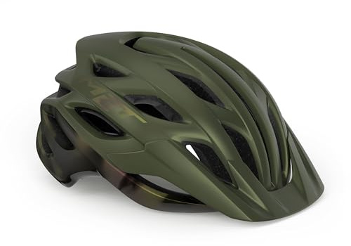 MET - Veleno Mountainbike-Helm in Oliv/Iridium Größe M (56-58 cm)