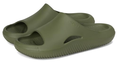 Crocs Unisex Adult Slide, Mellow Recovery Slide, Army Green, 7 UK Men/ 8 UK Women