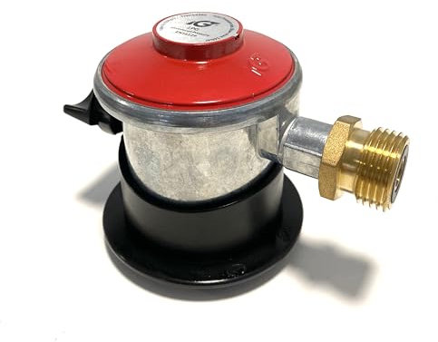 IGT Adattatore Clip-On JUMBO da 35 mm x KLF (riduttore di pressione tedesco) per bombole di gas in Spagna, Portogallo, Norvegia, ecc.