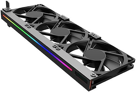 OSALADI Ventilador De Refrigeración Argb Para Tarjeta Gráfica Enfriador De Pines Efecto De Luz Rgb Para Pc De Escritorio Instalación Sencilla y Rendimiento