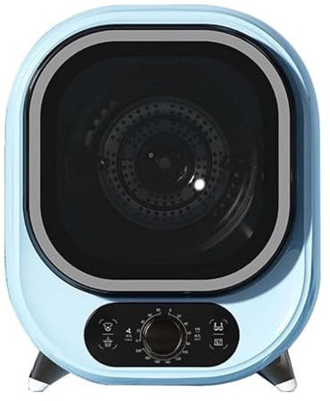 Secadora pequeña, compacta, mini centrifugadora, capacidad de carga de 0,8 kg con controles mecánicos, para uso en encimera o montaje en pared,Blue