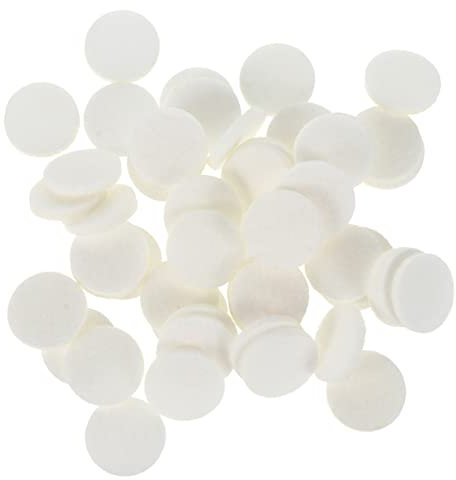 Runde Aromatherapie Pads aus Baumwolle, 100 Stück, Weiß
