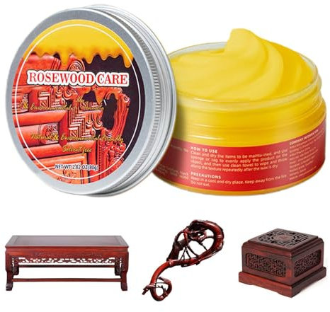 Wood Wax Finish - 2.82 Oz Furniture Finishing Wax No Odor, Easy To Apply Natural Paste Wax For Wood, Home Furniture To Protect And Care