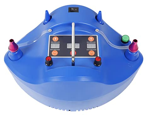 MINRS Elektrisk ballongpump, 1 200 W, 220 V, bärbar luftballongpump, ballongpump, fyra ballonger uppblåst, samtidigt, för födelsedagsfest, fest, bröllopsfest