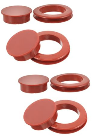 Toddmomy 4pièces Anneaux Silicone pour Parasol avec Capuchons pour Tables De Jardin Fixation Pratique Et Léger