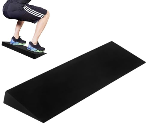 Heel Raiser Elevated Squat Wedge 51x15x5cm Non-Slip EVA Stretching Equipment Yoga Foam Wedge Fitness Block Weightlifting Calf Stretcher Slant Board for Improve Mobility Balance and Strength Perfo