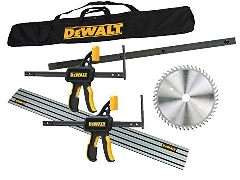 Dewalt DWS520KR Plunge Saw Kit - Guide Rail + Blade + Bag + Clamps + Connectors