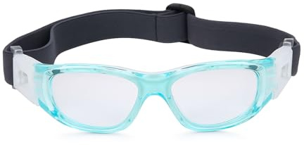 SUNGOOYUE Occhiali, Occhiali Sportivi per Bambini - Accessorio per Occhiali da Basket Regolabile da Calcio per Adolescenti(Blu)