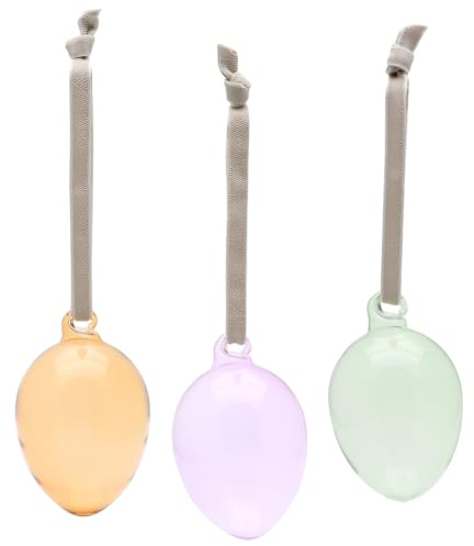 Iittala Glasei Set 3-Teilig Frühlingsmix Glas Mehrfarbig, Maße. 4,8cm x 7,5cm, 1062501, Pfirsich, Lavendel, Gras