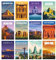 Grupo Erik Wonders Of The World 24 Postcards | Postcards Book | Travel Postcards | 4.1 x 5.8 inches - 10.5 x 14.7 cm | 12 Images - 2 Of Each | Travel Gifts