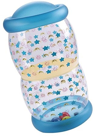 HONMEET Krabbelrolle Aus Kunststoff Trainingsgerät Für Junge Mädchen Aufblasbares PVC Spielzeug Fördert Krabbeln Und Laufen Und Tastübungen Sicher Und Einfach Zu Reinigen