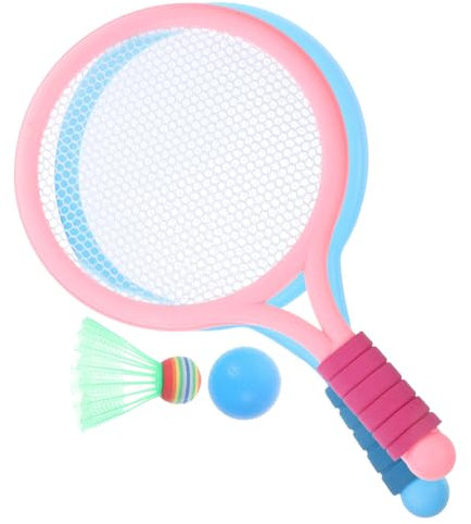 TOKIDNY 2-in-1 Kinder Tennis Schläger Badminton Set 1 Set von Badminton Schläger Bälle für Outdoor Sport Kinder Spielzeug