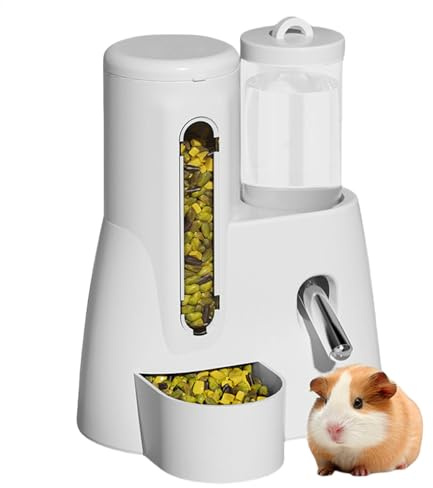Hamster Water Dispenser, Automatic Water Bottle Without Drip, Portable Hamster Waterer, 80 ml Leak-Resistant Water Feed for Small Pets Such as Hamsters, Gerbils, Mice, Degus, Lemmings