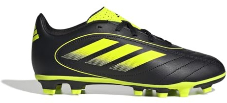 adidas Kids Goletto VIII Juniors Firm Ground Football Boots Black/Lemon 1 UK Child