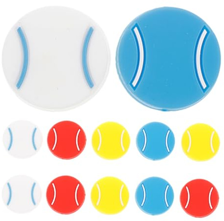 ROMISBABA 12 Piezas Amortiguador De Raqueta De Tenis Amortiguadores De Vibración Amortiguadores para Raquetas De Tenis Gel De Sílice