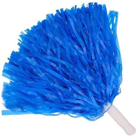 Fluffy pompon, Cheerleading Pom Poms Paket med 8 25CM Flerfärgad for Cheer Och Sport(Blu)