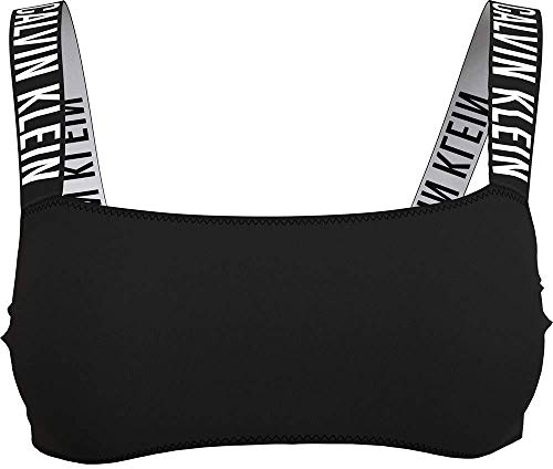 Calvin Klein Bandeau-RP Parte Superiore del Bikini, Pvh Black 04, XS Donna