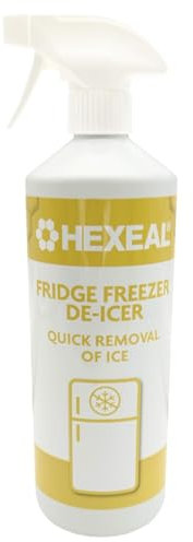 Hexeal Freezer De-Icer 1L – 1L Spray Bottle of Freezer De-Icer, Quick Removal of Frost & Ice for Fridges & Freezers – Prevents Ice Build-Up & Increases Efficiency