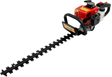 Cortasetos de gasolina de 2 tiempos, 22,5 cc, cortador de setos, 3500 r/min, 0,65 kW, recortador de gas con arranque de Recoil Single ylinder y refrigeración por aire, para parques, jardines y