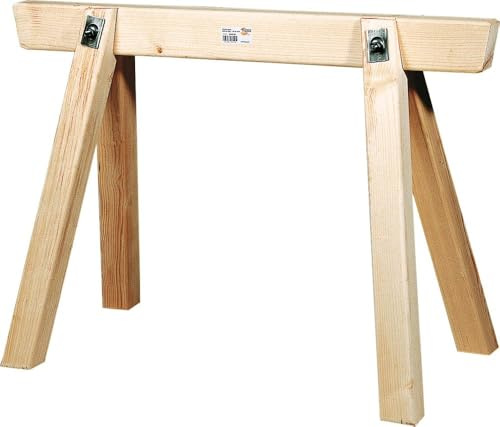 Triuso – bauschragen 120 cm de longitud de 70 cm de altura Andamio caballete schrong schrage Madera caballete caballete caballete Taller