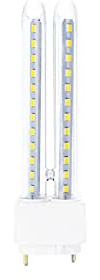 CLICLED Bombilla LED SMD 12 W luz fría 6500 K bombilla casquillo G24 ahorro energético