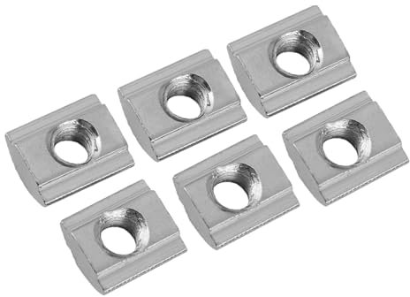 Tuerca de ranura en T deslizante de acero al carbono recubierto de níquel para accesorios de perfil de aluminio(EU20-M5)