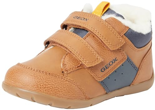 Geox Baby Boy's B Elthan B Sneaker, Tobacco Navy, 2.5 UK Child