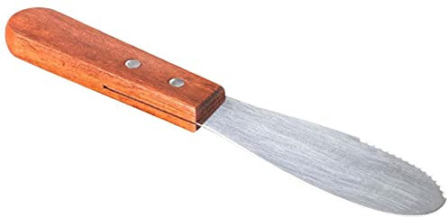 Aiwjeakh Coltello da burro con manico in legno Coltello da formaggio Coltello da formaggio Coltello da marmellata Coltello da roulette da pizza Strumento da cucina