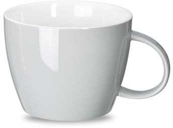fMSDD Taza grande de color gris, apta para microondas, con asa, para chocolate caliente, sopa, café, leche y té, cerámica premium, sin plomo, sin cadmio, apta para lavavajillas, pizarra de 30 onzas