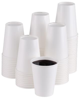 ECO-BRO 350ML Set di Bicchieri Carta Biodegradabile Compostabile Bicchiere Monouso Bicchieri Cappuccino Bicchieri Cocktail (2000)