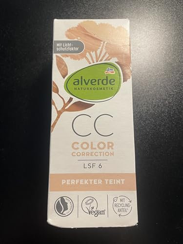 alverde NATURKOSMETIK CC Creme Perfekter Teint LSF 6, 50 ml