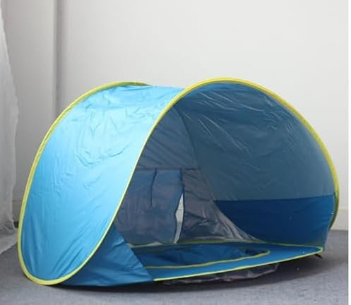 GQBVPN Strandmuschel Pop Up, Automatisches Tragbares Strandzelt mit UV-Schutz 50+ für Familien, Strand, Parks, Hinterhöfe, Angeln, Musikfestivals, Reisen und mehr