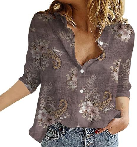 Maglia Donna Cotone in Saldo Tops Crochet Offerta Camicie Donna Motivi Maglia Rosa Maniche Lunghe Camicia Raso Senza Collo Fucsia Elegante Maglie Bianca Cotone Maglietta Semplice T Shirts No Stiro