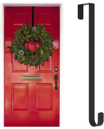 315 Supplies Décorations robustes de 40 cm pour couronne de Noël – Acier doux durable, solide et antirouille pour porte d'entrée
