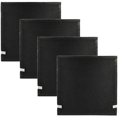 vhbw 4 x luftfilter kompatibel med Beurer LR 300, LR 310 luftrenare – kombifilter HEPA (HEPA 13/H13) aktivt kol