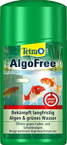 Tetra Pond AlgoFree Schwebealgen- und Fadenalgenvernichter, bekämpft langfristig grünes Wasser im Gartenteich, 1 L