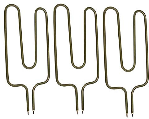 SPARES2GO Heater Elements for Creda Night Storage Heaters (850W, Long Pin, Pack of 3)