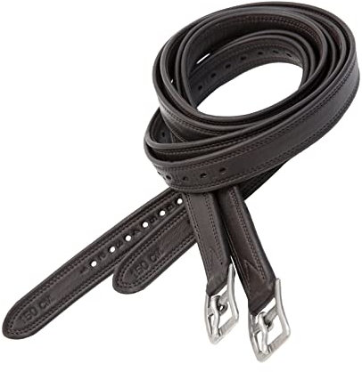 Kieffer Leder-Steigbügelriemen Elefant-Soft, Farbe:braun, Länge:130cm