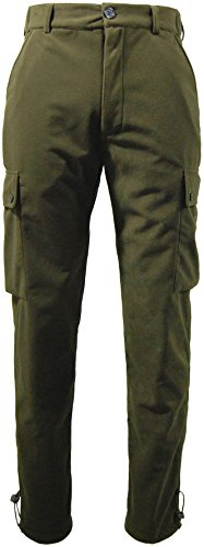 Game Technical Apparel Mens EN302 Stealth Tecl-Wood Camouflage Waterproof Hunting Trousers (36, Hunters Green)