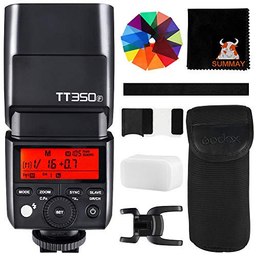 GODOX TT350F Speedlite Blitzgerät HSS 1/8000s GN36 TTL Blitz Kamerablitz für Kameras XPro2 XT20 XT2 XT1 XPro1 XT10 XE1 XA3 X100F X100T