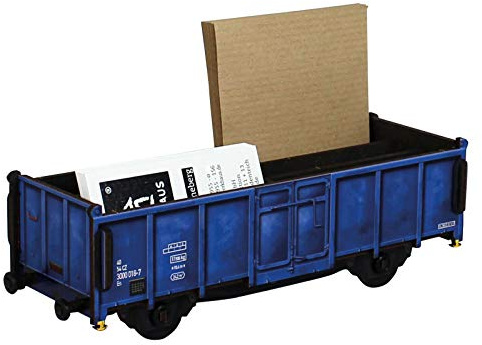 Werkhaus WE 2097 Stiftebox Güterwaggon blau (ohne Inhalt)