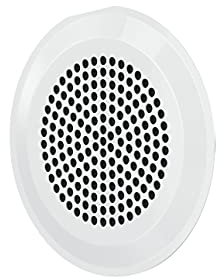 STIEBEL ELTRON 231977 Rundes Luftgitter WG-BW mit Luftfilter Deckenauslass LVE WA, geeignet für Wand und Decke im Abluftbereich, lackiert, Design Kreis, Edelstahl weiß