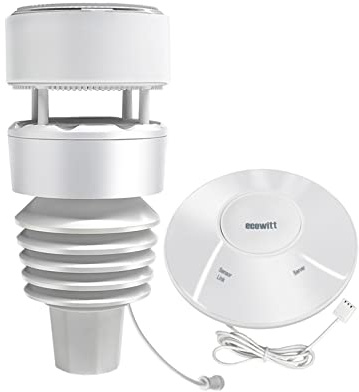 ECOWITT Wittboy Weather Station GW2001, Includes GW2000 Wi-Fi IoT Hub and WS90 7-in-1 Outdoor Solar Powered Weather Sensor, Supports WU/WeatherCloud/Wow/Ecowitt Servers, 915 MHz