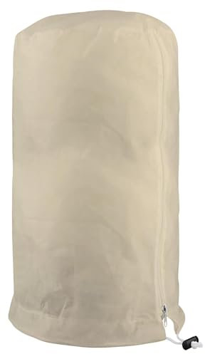 Funda protectora para plantas de invierno Funda anticongelante Práctica bolsa anticongelante Plantas Herramientas de jardín Bolsa para cubrir plantas Funda de poliéster Manta con cordón para plantas