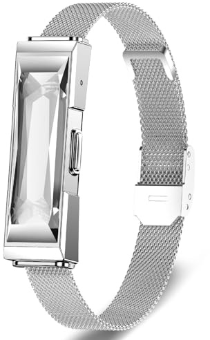 Lgnitek Braccialetto Fitness Per Donna, Smart Bracelet Fitness Tracker con HRV/Pressione Sanguigna/Cardiofrequenzimetro/SPO₂/ Sonno E 35 Modalità di Sport, IP68 IOS Android (Argento)