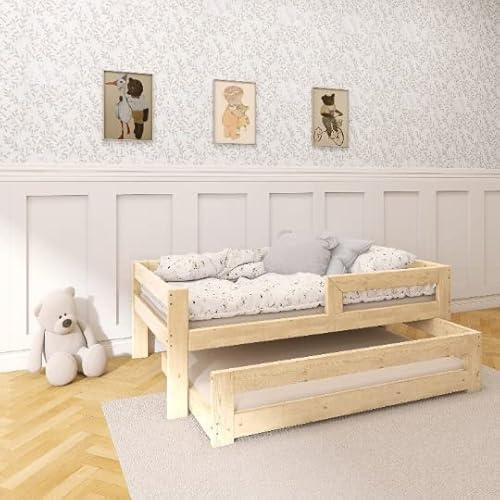 Need Sleep letto singolo con letto estraibile per bambini 160x80/140x70